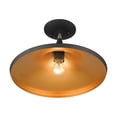 thumbnail image 6 of Livex Lighting - Waldorf - 1 Light Semi-Flush Mount In Industrial Style-8.5, 6 of 13