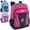 Female Colors Pack, variant on Summit Ridge 24 Pack of Bulk Wholesale Reflective, Multi-Pocket, Multi-Purpose Backpacks for Work, School, College, Classrooms, Charity and Homeless Donation in Male Colors Pack