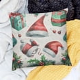 thumbnail image 2 of BANET  Throw Pillow Covers Christmas Theme Fantastic Watercolor Pattern Short Plush Pillowcase Home Decor Cushion Case for Couch Sofa Bed, Super Soft &amp; Comfortable 12x12in, 2 of 5