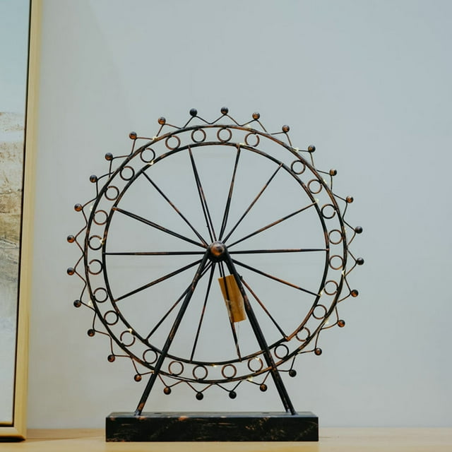CRILSTYLEO 1Ud LED Sky Wheel Color Marrón Para Decorar Habitación Y Crear Ambiente Cálido