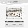 thumbnail image 4 of Susaid Cows Grazing On The Meadow 2 Print Pillowcases Multiple Size, Pillow Cover Super Soft Envelope Closure Standard Pillow Case-20"x30", 4 of 6