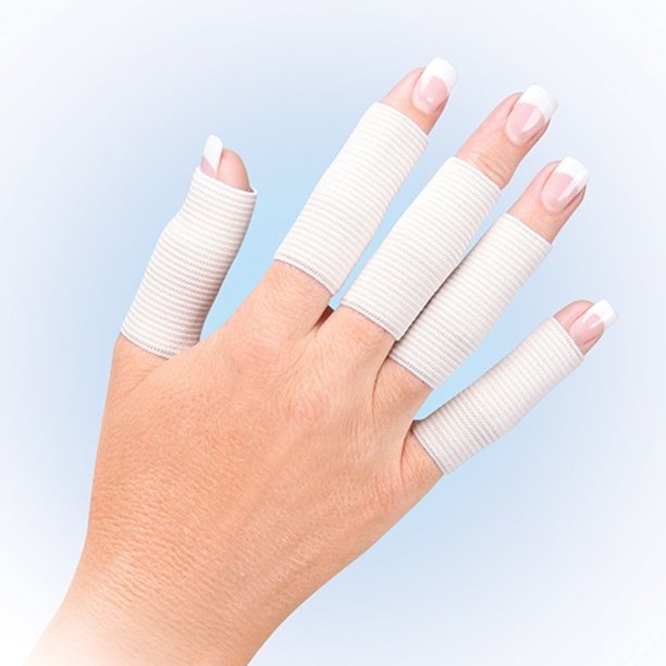 Arthritis Finger Compression Elastic Sleeves Support Braces For Sports