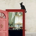 thumbnail image 3 of Black Cats Decoration, Halloween Wall Art, Reversible Thin Black Cat Shelf Ornaments for Home Office, Lightweight Whimsical Cat Figurines, Indoor Outdoor Decorative Accents, 3 of 5