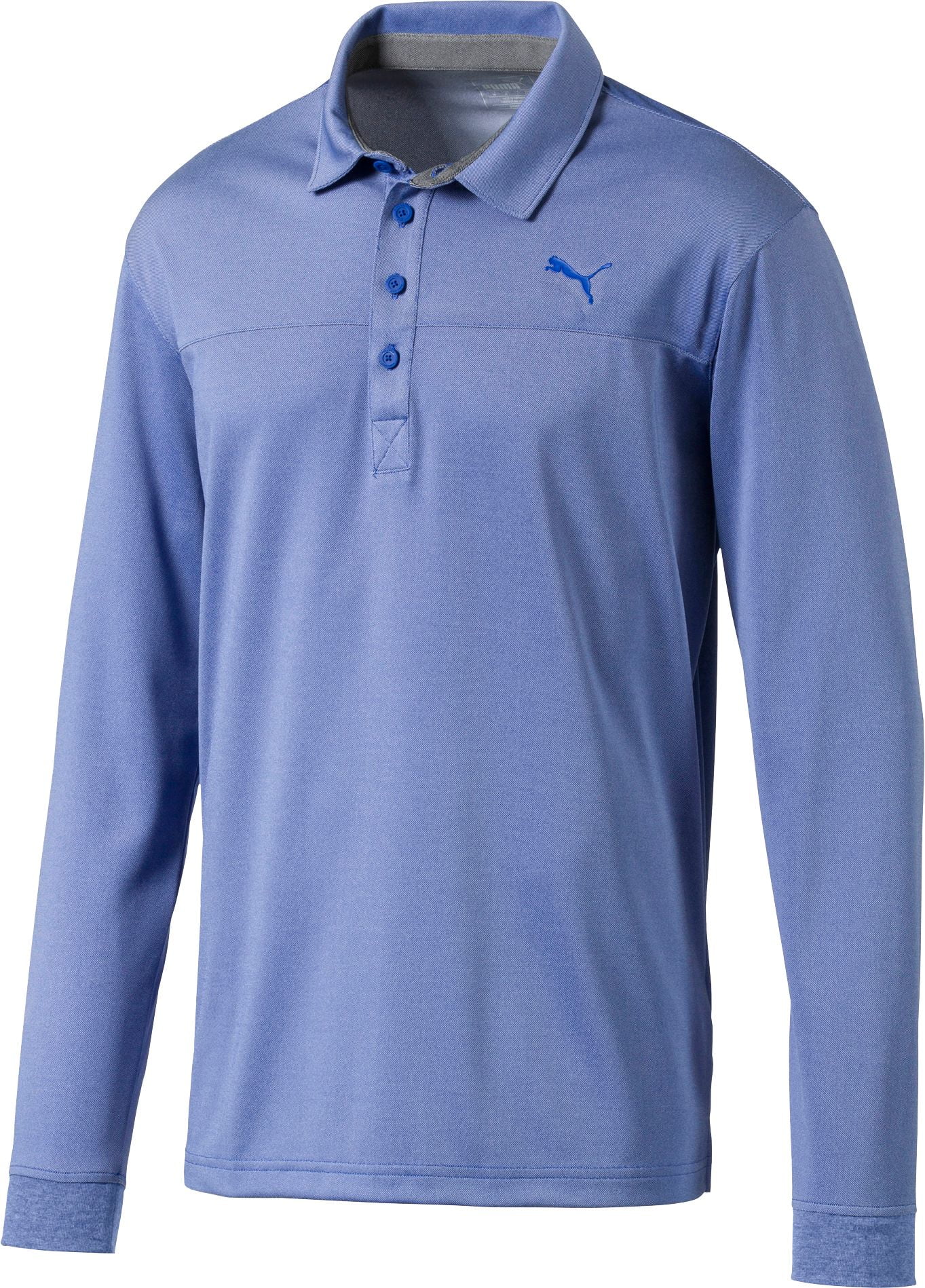 PUMA Men's Long Sleeve Golf Polo - Walmart.com - Walmart.com