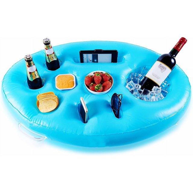 Pool Accessories for Adult with Multi-Use Large Capacity, Pool Drink Holder Floats,for Swimming Pools & Hot Tub
