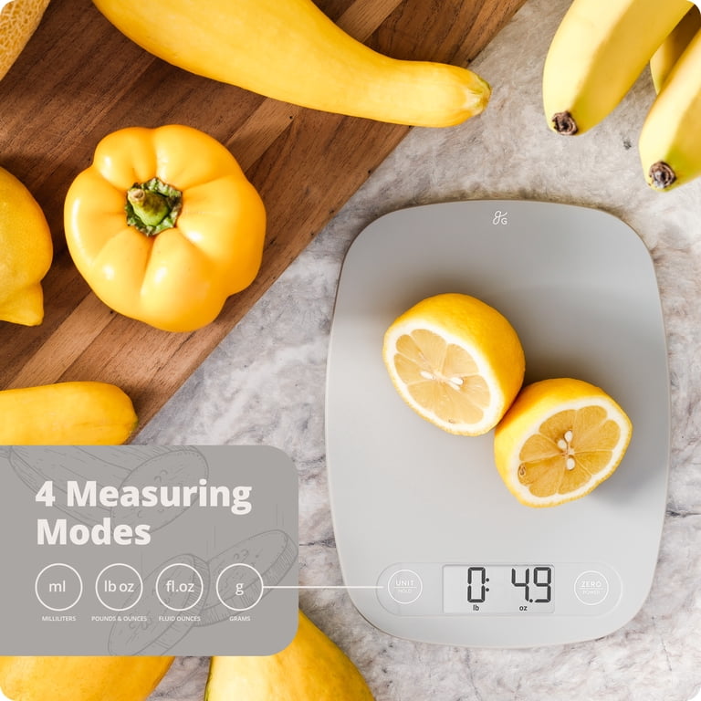 Greater Goods Digital Food Scale, 11lb, Gray photo 3