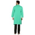thumbnail image 4 of Atasi Indian Designer Kurta For Mens Party Wear Solid Color Ethnic Long Shirt, 4 of 7