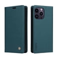 thumbnail image 5 of Funda para iPhone 15 Pro Max Estuche de Cuero PU Tipo Cartera con Ranuras para Tarjetas y Cierre Magnético, 5 of 5