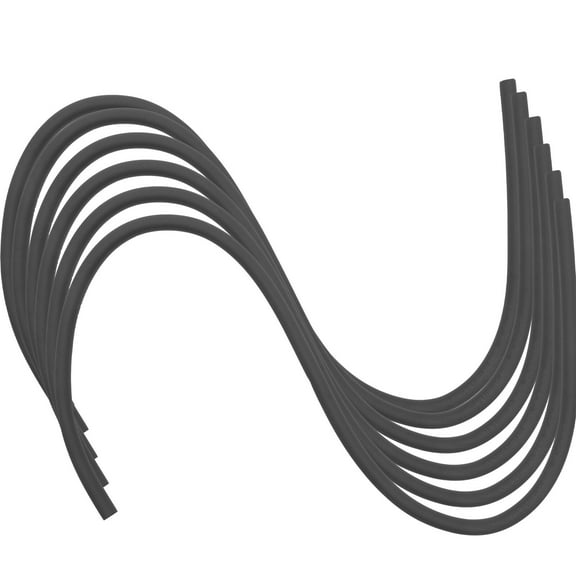 Mobutofu 6Pcs Thermal Insulation Pipe Black Rubber and Plastic for General Users in Winter