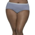 thumbnail image 2 of Fit for Me Women's Plus Underwear Assorted Heather Briefs, 6-Pack, 2 of 6