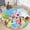 style-1, variant on Round Area Rug Princess Themed Cartoon Carpet Modern 3D Art Aesthetic Rugs Living Room Bedroom Playroom Non-Slip Decorative Floor Mat