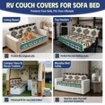 thumbnail image 6 of CHAQLIN Strap On RV Dinette Cushion Covers Fit for Camper Travel Trailer Furniture Protector Suitable for Jackknife Sofa, Geometric Animal Pattern, 6 of 7