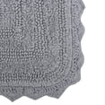 thumbnail image 2 of Alfombra de baño DII Crochet Collection reversible 60 x 60 cm gris, 2 of 7