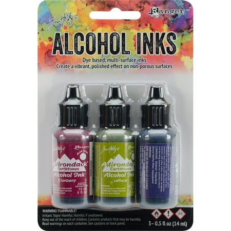 UPC: 0789541019763 | Tim Holtz Alcohol Ink .5oz 3/Pkg-Farmers Market-Cranberry/Lettuce/Eggplnt
