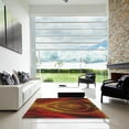 thumbnail image 7 of Ahgly Company Machine Washable Indoor Square Transitional Red Fox Red Area Rugs, 8' Square, 7 of 7