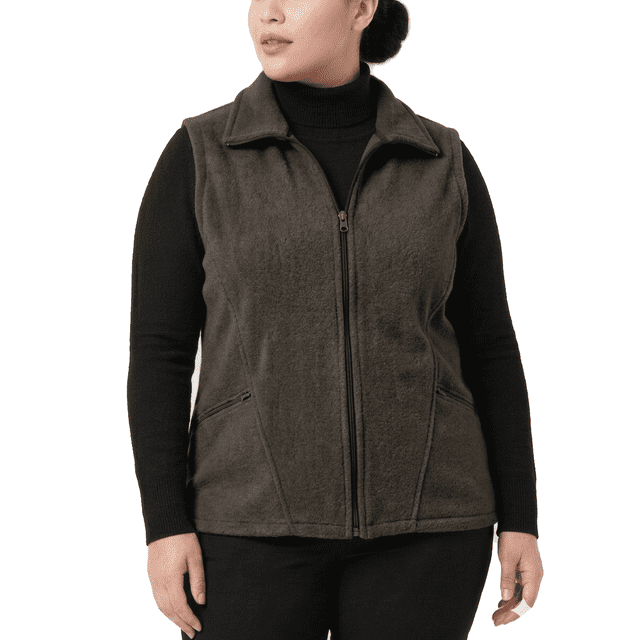 Chaleco Nashly Cierre En Bolsa Mujer De Polar