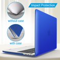 thumbnail image 6 of IBENZER 2025 2024 MacBook Pro 13 Inch Case 2025-2016 M2/M1 A2338 A2289 A2251 A2159 A1989 A1706 A1708, Hard Shell Case with Keyboard Cover for Apple Mac Pro 13 Touch Bar, Royal Blue, W-T13-RBL+1, 6 of 10