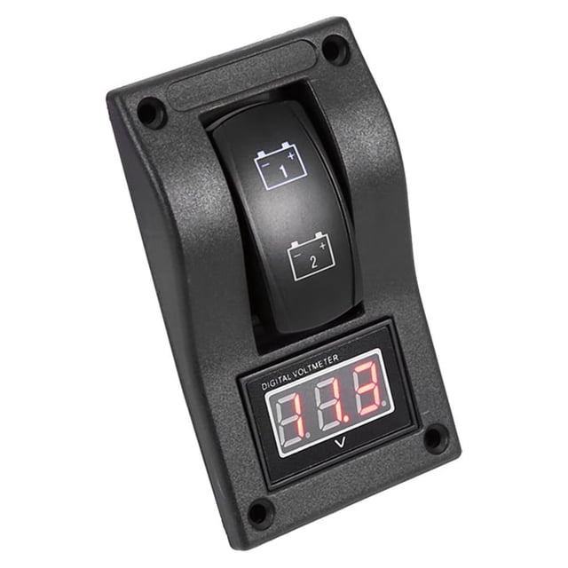 Interruptor marino V, panel de interruptores marinos de 12 V CC para embarcaciones marinas, interruptor basculante de rendimiento finamente ajustado