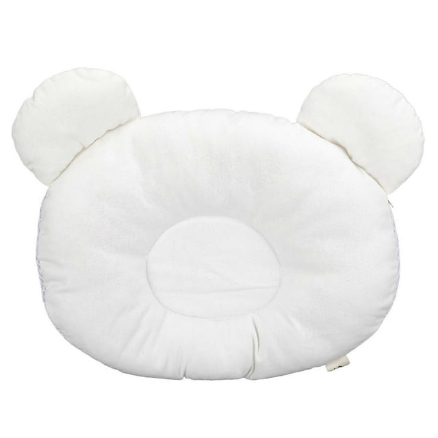 Baby Pillow Breathable Soft Prevent Flat Head Cute Newborn Head Shaping Support PillowWhite