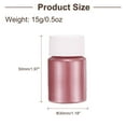 thumbnail image 2 of Uxcell 15g/0.5oz Mica Powder para kits de resina epóxica, colorante de resina, rosa viejo, 2 of 5