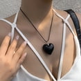 thumbnail image 3 of 25mm Collares con colgante de corazón, collar coreano Harajuku, joyería Y2k dulce y fresca 2023, 3 of 5