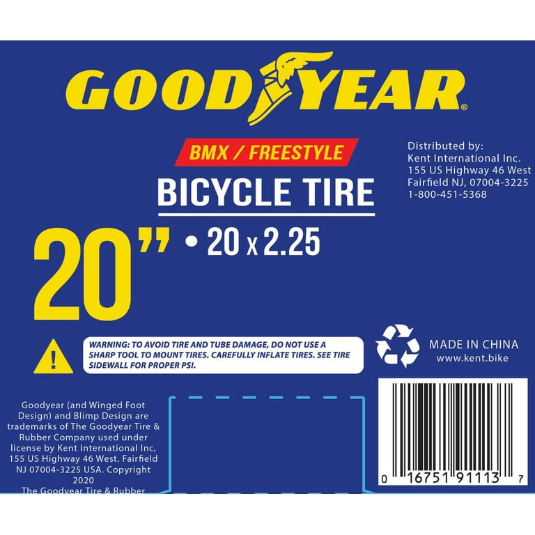 Goodyear bmx folding bike tire clearance
