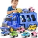 thumbnail image 1 of TEMI Truck Toys para niños de 3 4 5 6 7 años - Paquete de 5 vehículos de transporte urbano, juguetes para niños, coche para niñas y niños pequeños, juego de potencia de fricción, juguetes de vehículos, 1 of 4