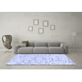 thumbnail image 3 of Ahgly Company Indoor Rectangle Solid Blue Modern Area Rugs, 8' x 10', 3 of 4