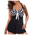 thumbnail image 2 of Women One Push Up Tankini Sets Plus Size Beachwear Swimsuit Bikini, 2 of 5