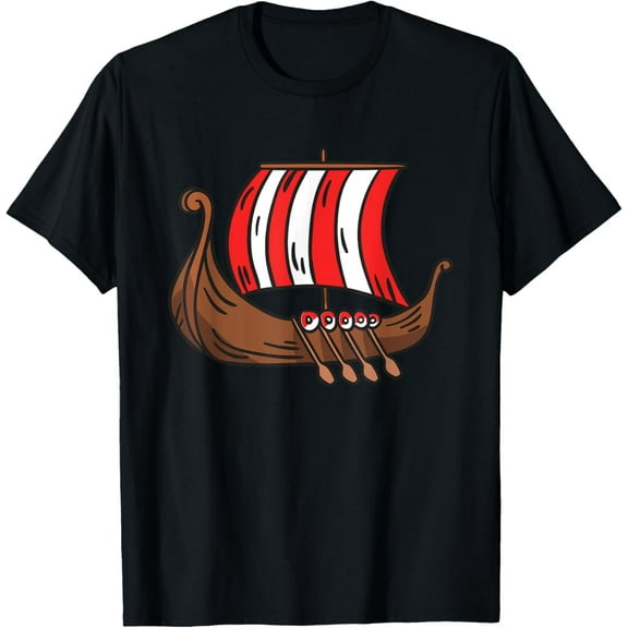 Danish Viking Ship Denmark Viking Gift T-Shirt