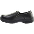 thumbnail image 4 of Genuine Grip 470-8W Womens Slip-Resistant Slip-On Work Shoes, Black Leather - Size 8 Wide, 4 of 7