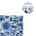 thumbnail image 5 of Yayeee Shower Curtain with Hooks 72"x72" Waterproof Fabric Bathroom Hanging Decor, Blue Floral Pattern, 5 of 5