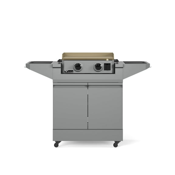 TYTUS Emberwood 2-Burner Outdoor Griddle with Storage Cart