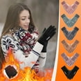 thumbnail image 1 of Guantes de Invierno Cálidos para Mujer, de Tela de Buceo, Forrados En Terciopelo Grueso, Ideales para Actividades Al Aire Libre | Guantes Gruesos y Cálidos con Forro Polar Resistente Al Viento | Tall, 1 of 6
