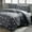 Gray Triangle, variant on Black Square Full/Queen Size Bedspread/Coverlet Set – 3 Piece Quilt Set with Pillowcases, All-Season Lightweight, Digitally Printed Design, 65% Cotton, Made in Turkey – Soft, Durable, Machine Washable