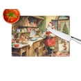 thumbnail image 4 of Cookies with Santa Claus Glass Cutting Board Large 12 in x 15 in, 4 of 5