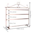 thumbnail image 2 of 1Pc Earring Display Stand Earring Organizer Stand Three Layers Earring Holder, 2 of 9