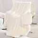 thumbnail image 1 of Manta mullida 130 × 160 cm, Manta súper suave y cálida, Manta blanca crema, Manta de alta calidad, Manta polar, Manta para sofá, Colchas, Manta para sofá, 1 of 5