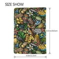 thumbnail image 3 of Pofeuu Hawaiian Culture Symbols Print Travel Document Organizer Passport Holder Men Women for Family (6.5 in x 4.5 in),Wallet Holder Credit Card Clutch Bag Case, 3 of 5