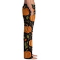 thumbnail image 5 of WTOBBY Men's Halloween Print Drawstring Casual Pajama Pants for Lounge Wear, Comfortable Sleepwear with Elastic Waist, Spooky Design Ideal for Home and Relaxation,Orange 2XL, 5 of 6