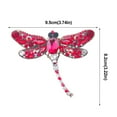 thumbnail image 3 of EGNMCR Broches et Épingles pour Femmes Rétro Libellules en Cristal Broche Animaux Broche pour Femmes Bijoux Animaux Broche, 3 of 4