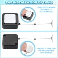 thumbnail image 4 of Uxcell Retractable Remote Control Tether for Secure Hold and Easy Replacement Black Round Iron Cap, 4 of 6