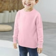 thumbnail image 4 of Atogsazn Kids Boys Fleece Sweatshirt Casual Knit Crew Neck Long Sleeve Pullover Sweater for Girls Fall Winter Clothes Pink 7-8 Years, 4 of 6