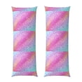thumbnail image 2 of Junzan Body Pillow Cover Fun Rainbow Pink Throw Pillow Covers Long Pillow Case Protector Decorative For Bedroom,Couch,Home Gifts 20"X54", 2 of 8