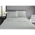 thumbnail image 2 of Swift Home Basic 3-Piece Twin Size Sheet Set, Ultra Soft, Deep Pocket, Easy Care Bedding Set, Light Gray, 2 of 7