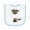 White and Light Blue, variant on Inktastic Baa. Cute Sheep Design Baby Terry Cloth Bib