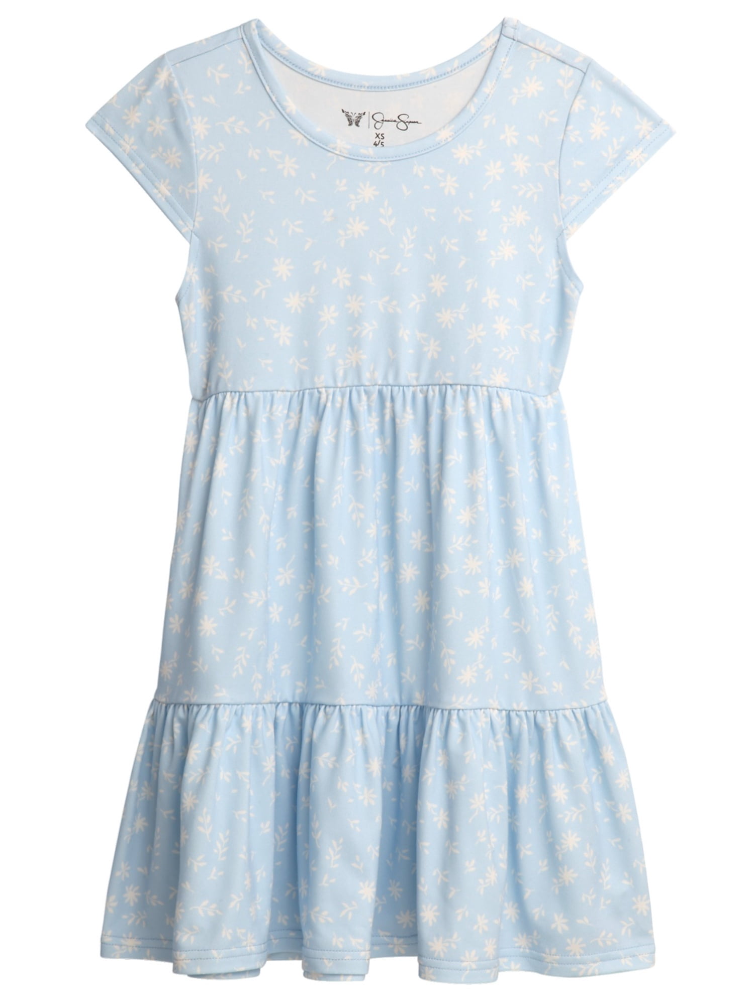 Jessica Simpson Girls' Two Pack Knit All-over Print Dress Set, Sizes 4-16