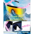 thumbnail image 3 of Gafas de Sol Frienda Retro Semi Aro en Zigzag para Hombres y Mujeres, 3 of 7
