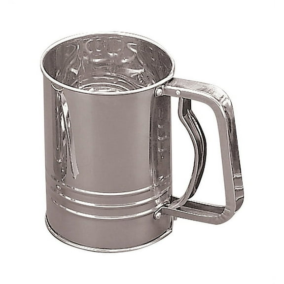 FLOUR SIFTER SS 3 CUP (Pack of 1)