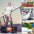 thumbnail image 6 of Galaxy Travel Tote - Swim Bag - Gym Bag - Shoe Bag: Sports Bag, Size 17.7 inches with Interior Zipper Pocket and Large Capacity, 6 of 6